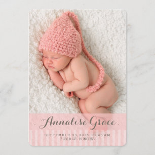 Sweet Dreams Deux photos Faire-part de naissance m