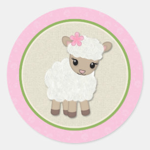 Sweet Dreams LAMB Baby shower autocollant SDK#5