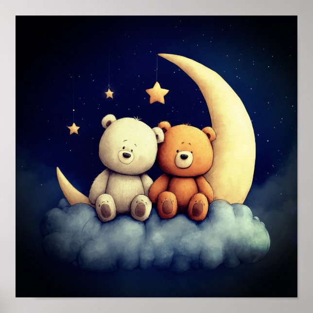 Sweet dreams nursery poster (Devant)