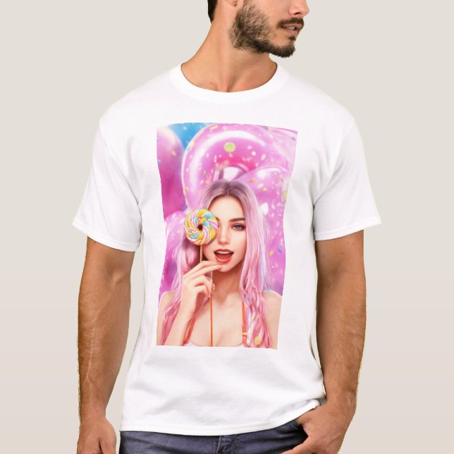 Sweet & Fun : Happy Doughnut T-Shirt (Devant)