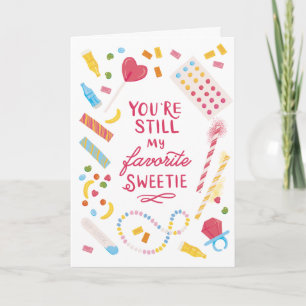 Sweet Funny Millennial Candy Carte de voeux
