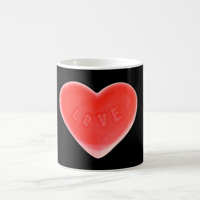Sweet Heart Black 'I love T' mug (Centre)