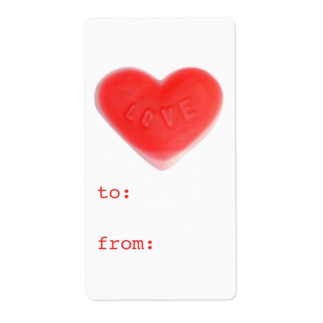Sweet Heart 'to...portrait étiquette de l'étiquett (Devant)