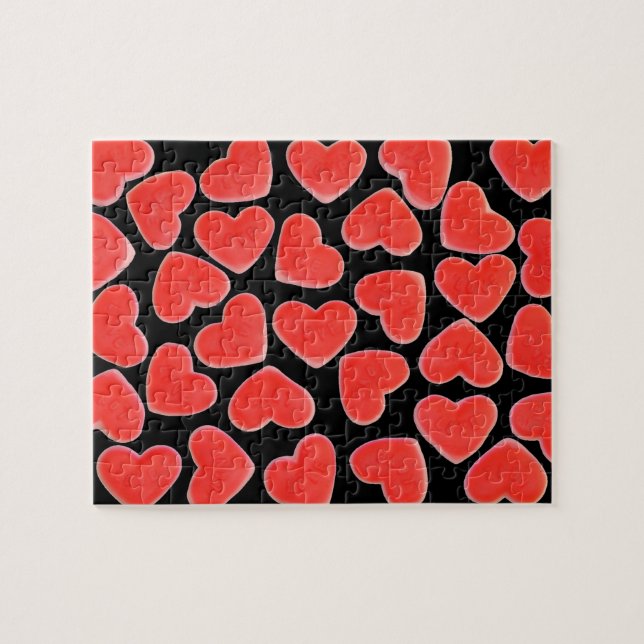 Sweet Hearts Puzzle noir (Horizontal)