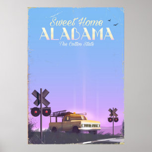 "Sweet home" Alabama poster voyage