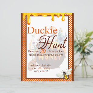Sweet Honeybee Baby shower Chasse de canard Jeu