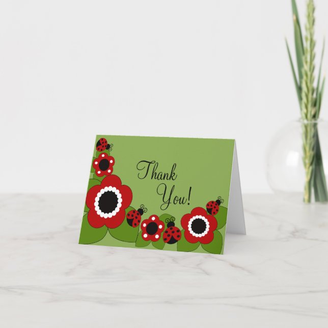 Sweet Ladybug Merci note (Devant)