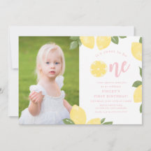 Sweet Lemons 1er Invitation anniversaire
