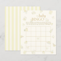Sweet Little Lemon Baby Shower Bingo Game