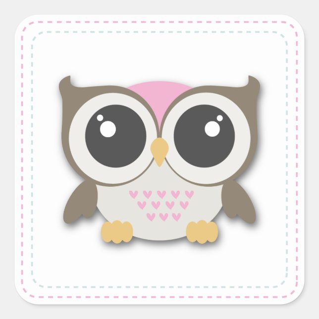 Sweet Little Owl | Stickers (Devant)