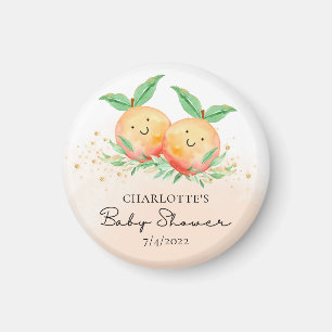 Sweet Little Peaches C'est Twins Magnet