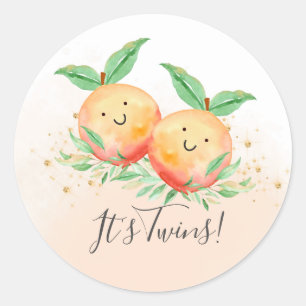 Sweet Little Peaches It' Twins Favoriser Sticker