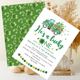 Sweet Lucky Un Anniversaire Fête Invitation