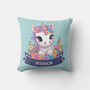 Sweet Magique Bébé Unicorne Lance Oreiller