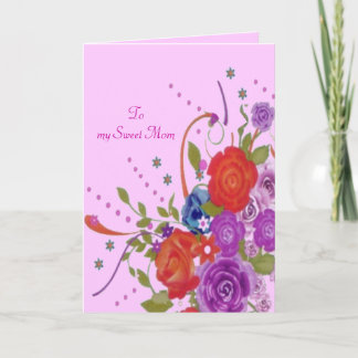 Sweet Mom - Carte de fête des mères