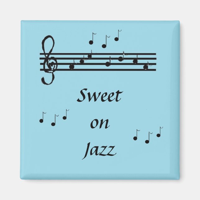 Sweet on Jazz - aimant (Devant)