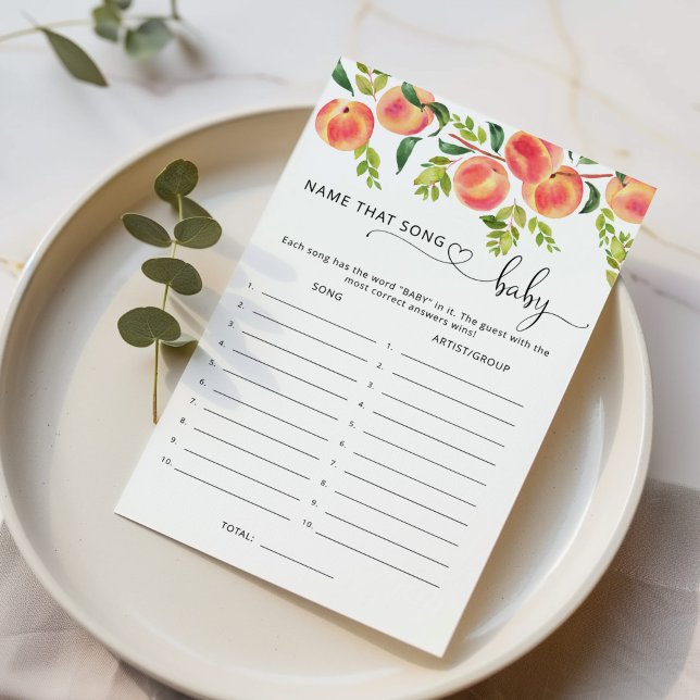 Sweet petit nom de pêche cette chanson jeu bébé (Créateur téléchargé)