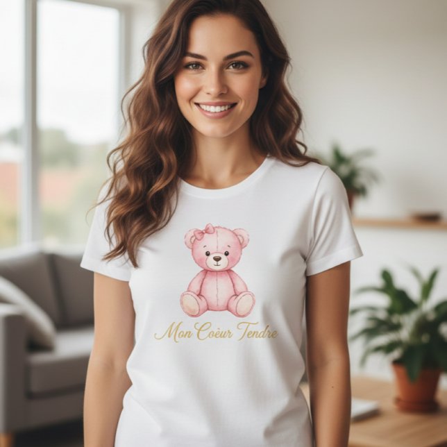 Sweet Pink Bear T-Shirt (Créateur téléchargé)