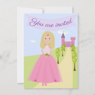 Sweet Princess Invitation d'anniversaire
