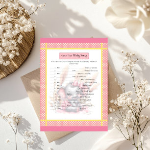Sweet Rose Elephant - Baby shower Baby Song Jeu