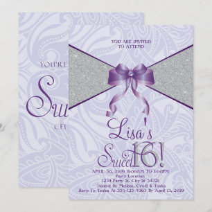 Sweet sixteen d'étincelle, invitations de parties