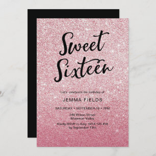 Sweet sixteen Invitation Anniversaire parties scin