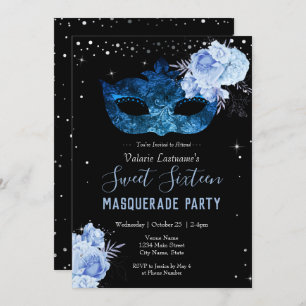 Sweet sixteen mascarade bleu