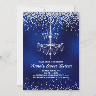 Sweet sixteen Sparkle Invitations