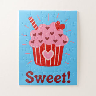 Sweet Valentine Cupcake Puzzle pour enfants