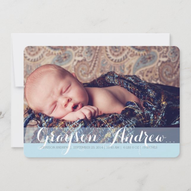 Sweet Welcome Deux Faire-part de naissance photo m (Devant)