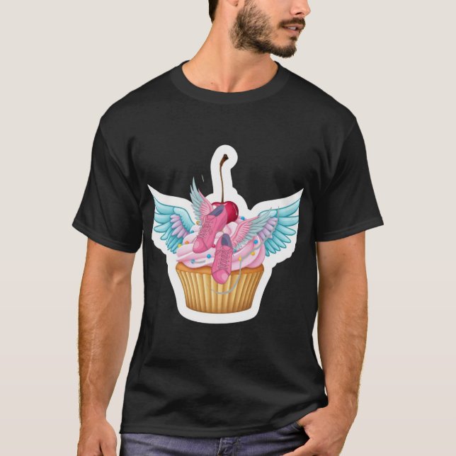 Sweet Whimsy : Cupcake avec T-shirt Wings (Devant)