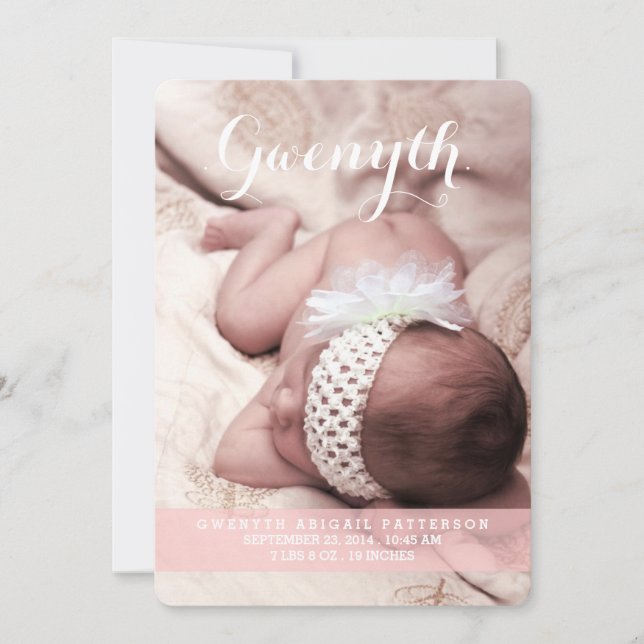 Sweetest Dream Deux Photo Faire-part de naissance  (Devant)