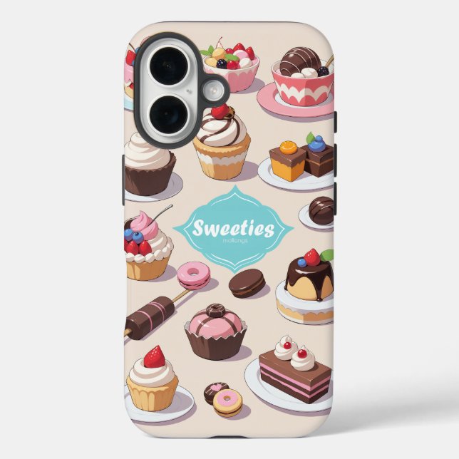 Sweeties pomle iPhone 16 coque dur (Verso)