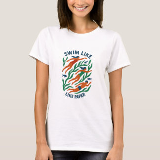 Swim Like Paper Kelp Race T-Shirt