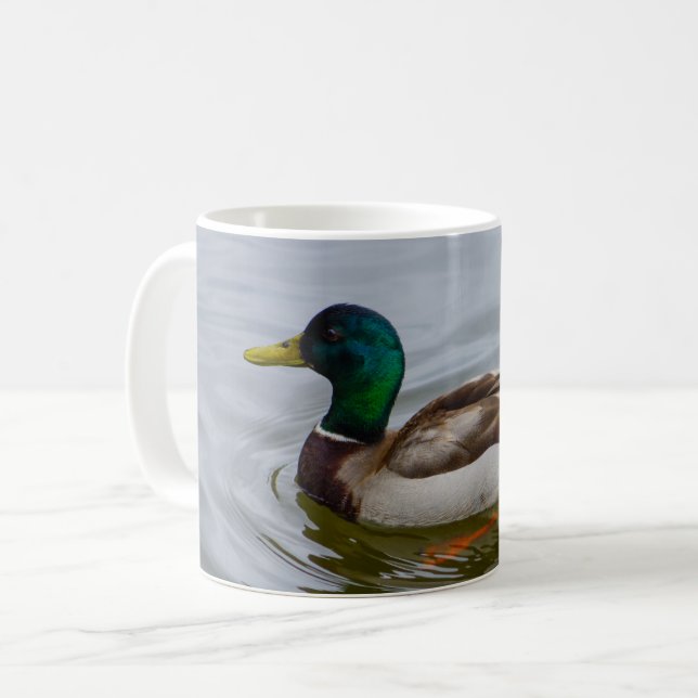 Swim Mallard Swim Coffee Mug (Devant gauche)