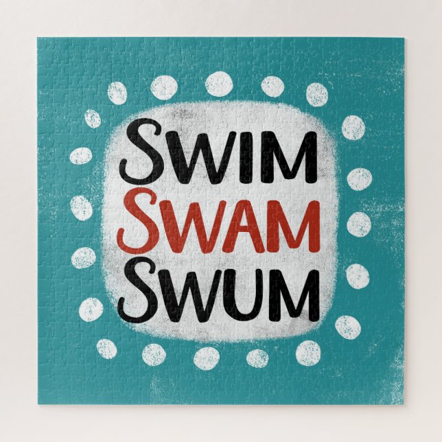 Swim Swam Jigsaw Puzzle (Vertical)