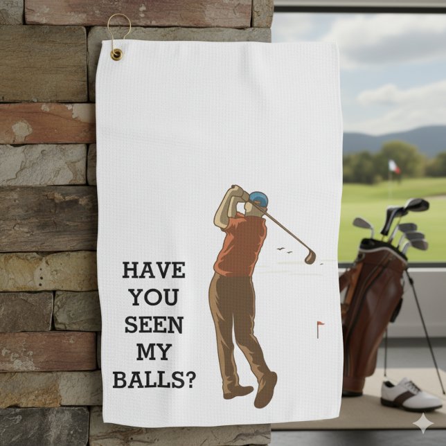 Swing in Style : Serviettes de golf personnalisées (Créateur téléchargé)