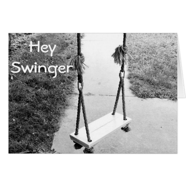 **SWINGER** CÉLÈBRE LE **GROS** (Devant horizontal)