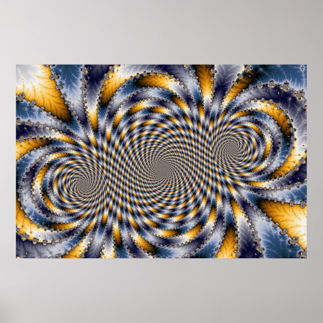 Swirl Fractal 2 - Poster Fractal (Devant)