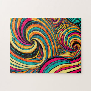 Swirl Motif coloré 2 Photo Puzzles Internet
