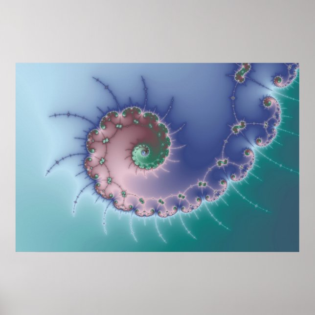 Swirl - Poster Fractal (Devant)