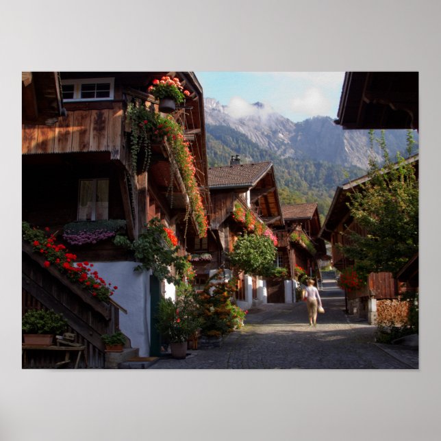 Swiss Village Print, Value Poster Paper (Matte) (Devant)
