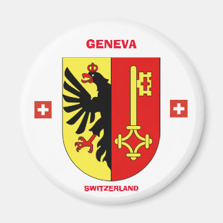 Switzerland: Geneva Coat of Arms Magnet