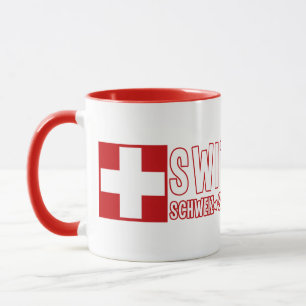 SWITZERLAND tasses - choisir style & couleur