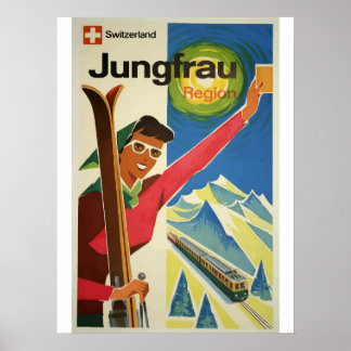 Switzerland- Vintage Travel Poster