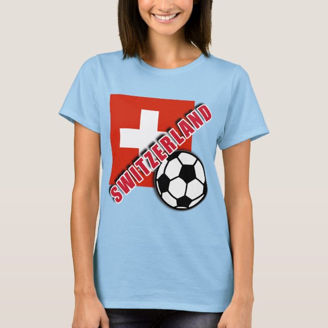 SWITZERLAND World Soccer Fan Tshirts (Devant)
