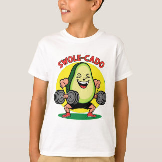 Swole-cado - Drôle T-shirt d'Avocado pour enfants