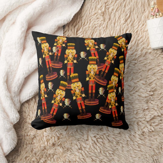 Sword Nutcracker Soldier Coussin de Noël (Couverture)
