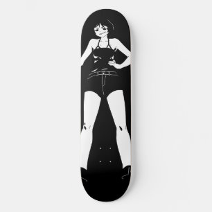Swordswoman Anime Girl Skateboard Deck