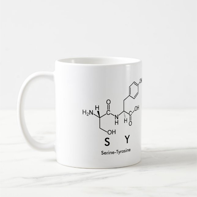 Sy peptide nom mug (Gauche)